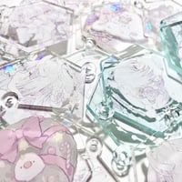 【B級品】雪の結晶ミニアクキー【yluさんコラボ】