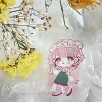 ちゅりクリアステッカー【西瓜みいさん二人展グッズ】