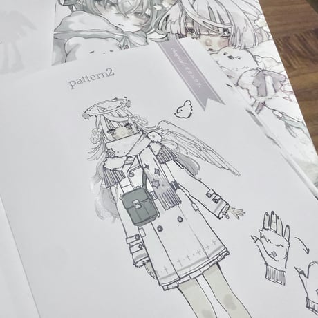 yluコラボイラスト集「エーテルと白く溶ける-Christmas Market-」