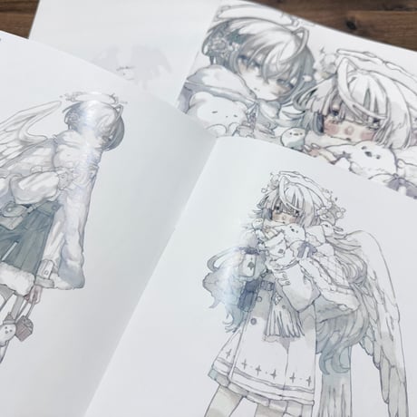 yluコラボイラスト集「エーテルと白く溶ける-Christmas Market-」
