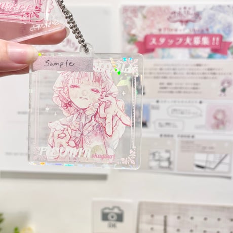 ちゅりアクキー 全3種+レア【西瓜みいさん二人展グッズ】