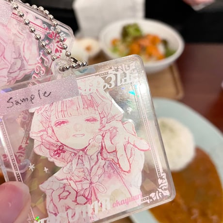 ちゅりアクキー 全3種+レア【西瓜みいさん二人展グッズ】