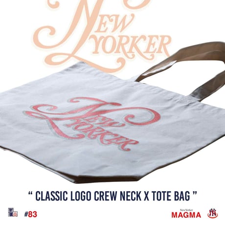Classic Logo Crew Neck x ToteBag - Hazeblue -