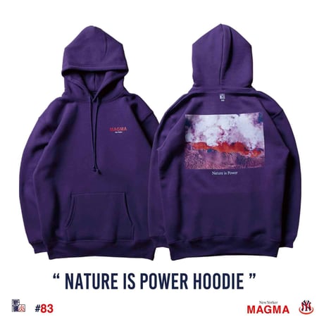 Nature is Power Hoodie - Purple -