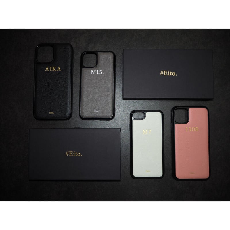 刻印高級レザー オーダーメイド iPhone case | eito. official