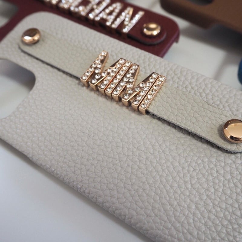 高級本革 case✖️文字色【rhinestone】 | eito. official