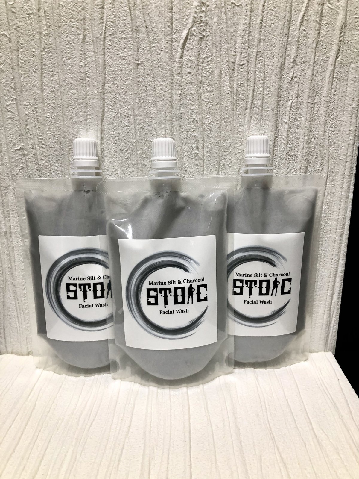 STOIC 洗顔 x3マリンシルト&チャコール&生薬ウォッシュ公式限定オマケ付き マリンシルト&チャコールface wash ×3 ノベルティ付き | STOIC STORE