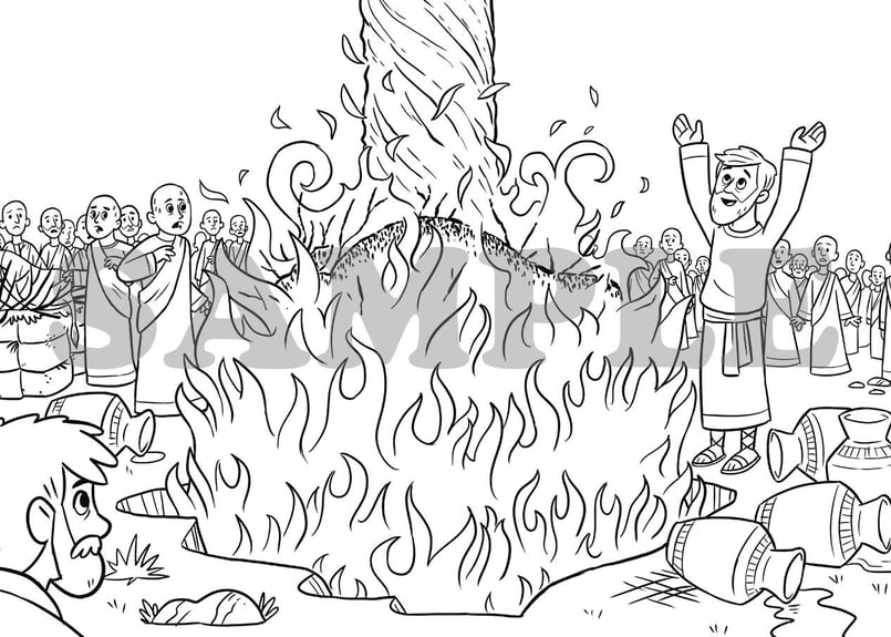 たのしい せいしょ かみしばい旧約16］ほんとうの神さまはどっち