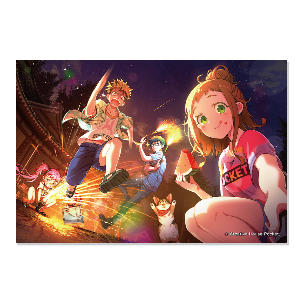 ポストカード8月イラスト | 思い出カレンダー Goods Store