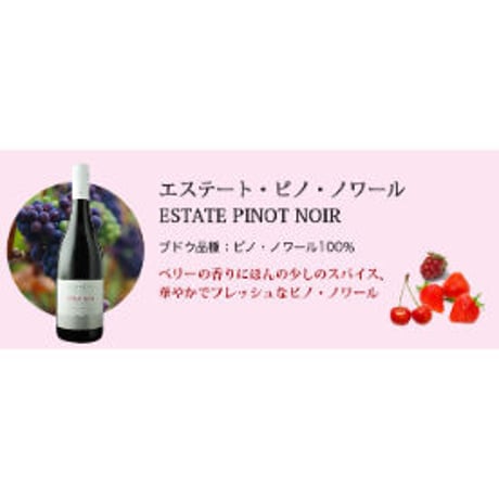 エステート・ピノ・ノワール ミスティ・コーヴ ESTATE PINOT NOIR MISTY COVE 2019 (750ml)