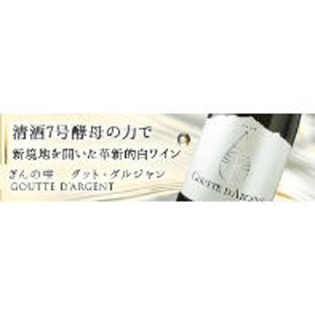 ぎんの雫　グット・ダルジャン　シャルドネ ヴィニャ・マーティ GIN NO SHIZUKU Goutte D’Argent Chardonnay Vina Marty 2023 (750ml)