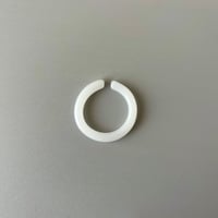 _cthruit／ear cuff(S) circle／WHITE