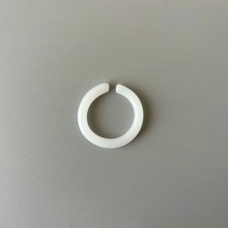 _cthruit／ear cuff(S) circle／WHITE
