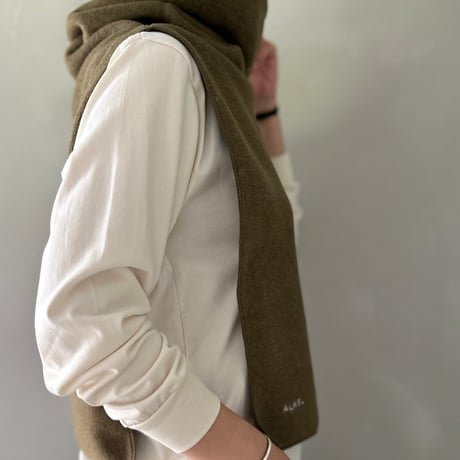 ALWEL／FLEECE HIGH NECK GAITER／OLIVE