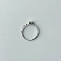 rond／φ0.8mm DROPLET RING／SILVER