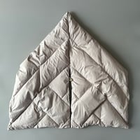 KWD／DOWN SHAWL(GREEN DOWN)／GREIGE
