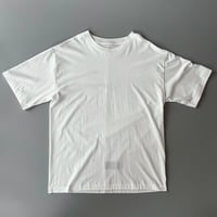 ALWEL／HALF SLEEVE T／WHITE／M