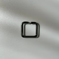 _cthruit／ear cuff(S) square／BLACK