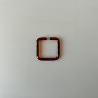 _cthruit／ear cuff(S) square／ORANGE