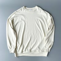 LIFiLL／COTTONY SWEAT LONGSLEEVE TEE／CREAM