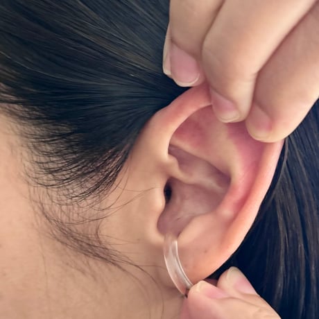 _cthruit／ear cuff(S) circle／CLEAR