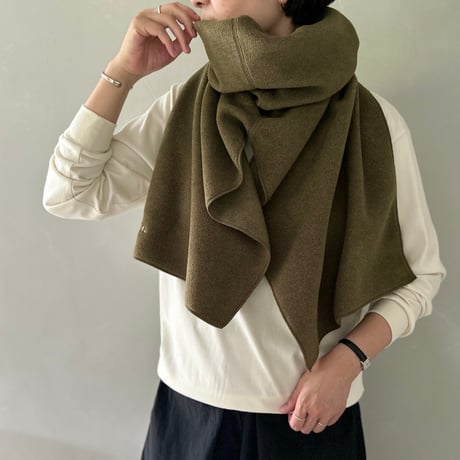 ALWEL／FLEECE HIGH NECK GAITER／OLIVE