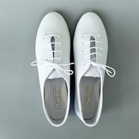 CATWORTH／JAZZ SHOE／CALF LEATHER WHITE