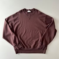 LIFiLL／COTTONY BASIC SWEAT／BROWN