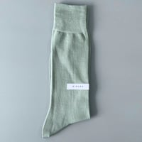 KIMURA`／COTTON SOCKS／WHITE SAGE／22-24㎝