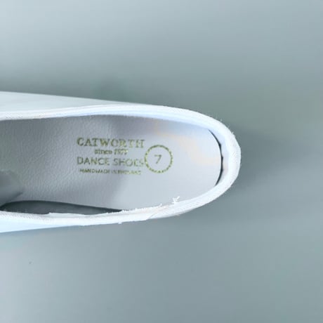 CATWORTH／JAZZ SHOE／CALF LEATHER WHITE