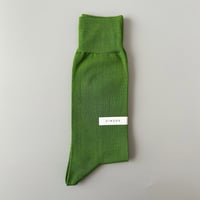 KIMURA`／COTTON SOCKS／GREEN PEAS／22-24㎝