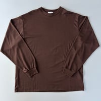 LIFiLL／WOOLISH LONGSLEEVE TEE／ BROWN