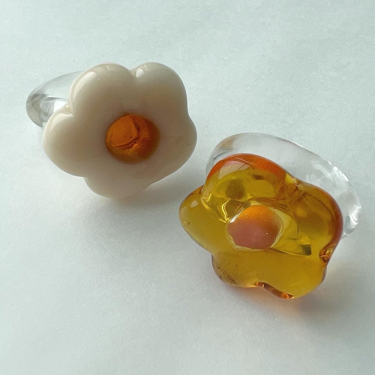 アクセサリー printemps candy flowerring milkpudding 再販なし