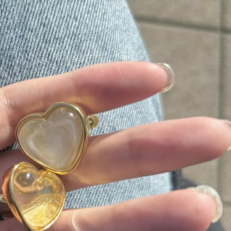 printempsheart925ring / gold