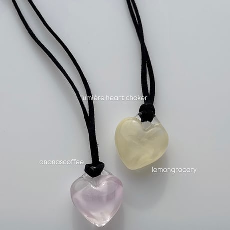 lumière heart choker
