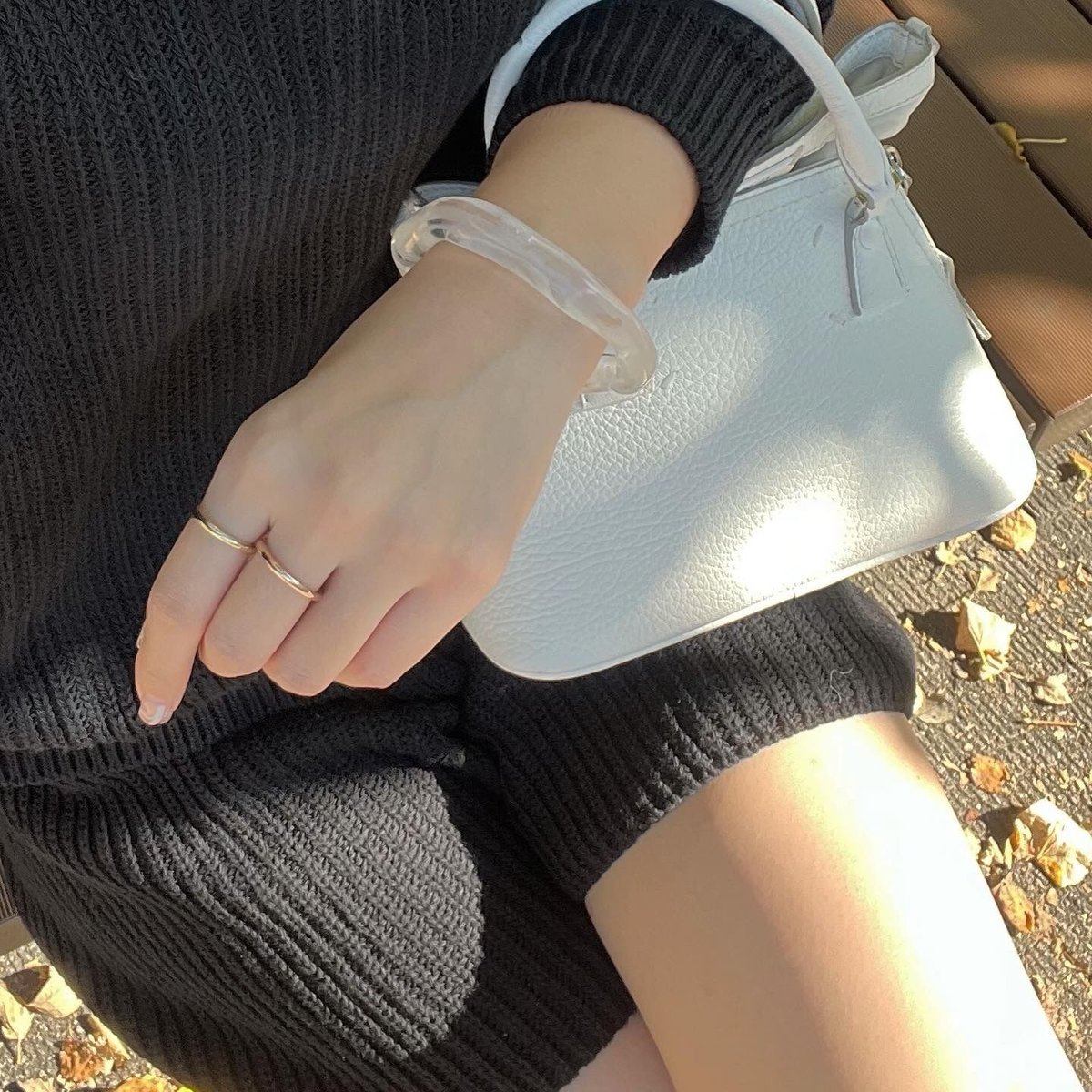 glass bangle 【 white marble 】 | printemps glass bangle 【 white marble 】 | printemps
