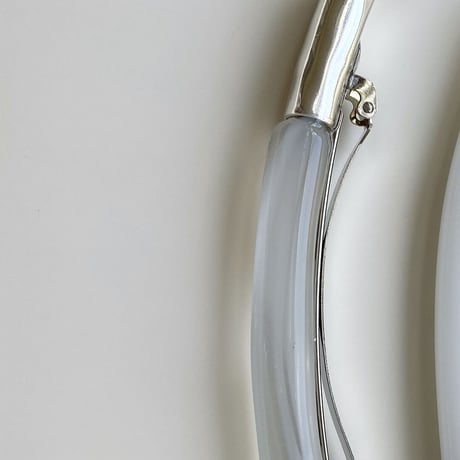 【再販なし】stickhair925silverwhitemarble