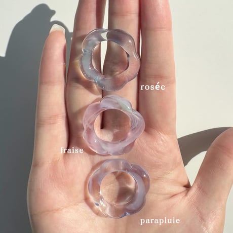 【再販なし】 flowerring ( rosée )