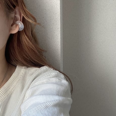 【再販なし】glass earcuff(2color)