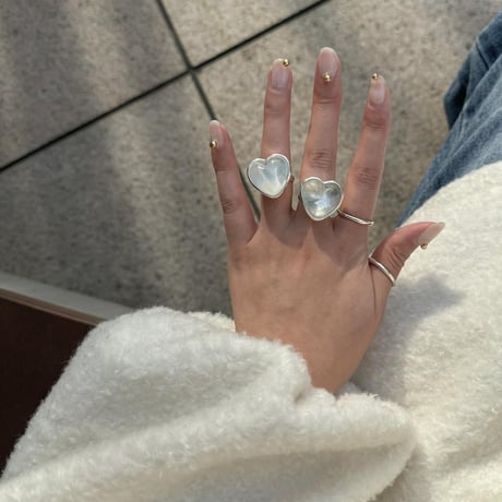 printempsheart925ring