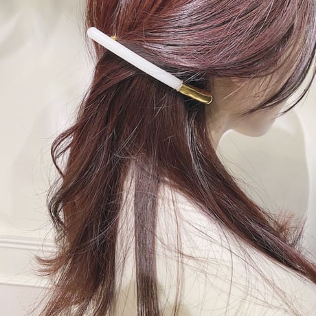 【再販なし】stickhair925goldwhite