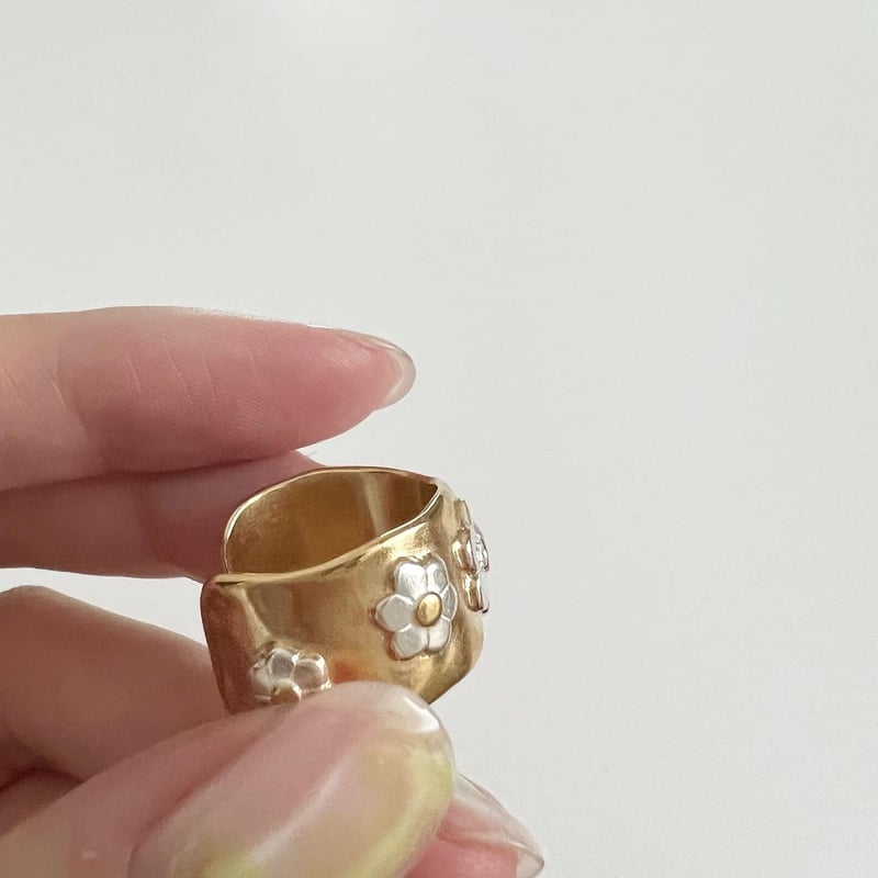 printemps ゴールドリング 再販なし】printempsflowerring | printemps
