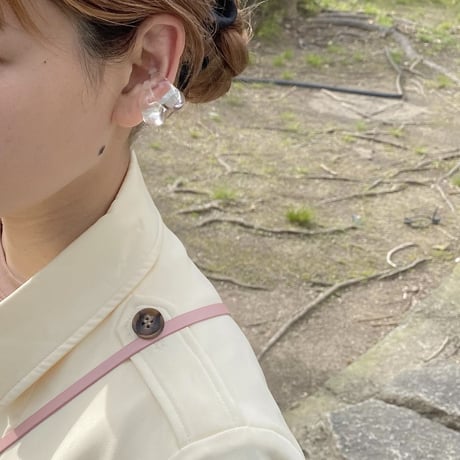 【再販なし】glass earcuff(2color)