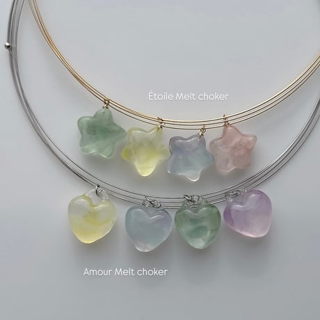 Étoile Melt choker / Amour Melt choker