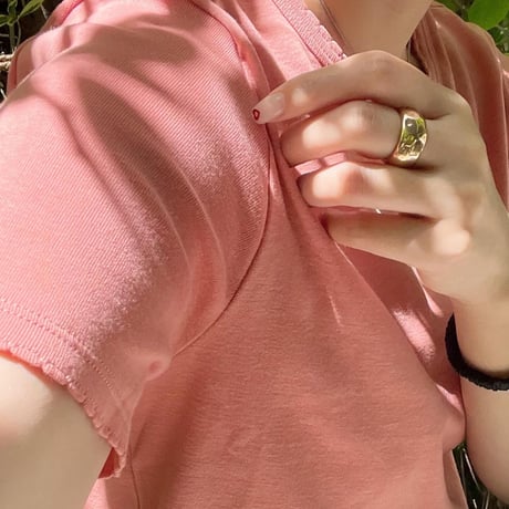 middle925ring(pinkgold)