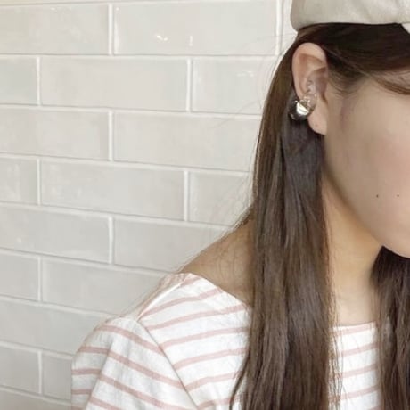 【再販なし】glass earcuff(2color)