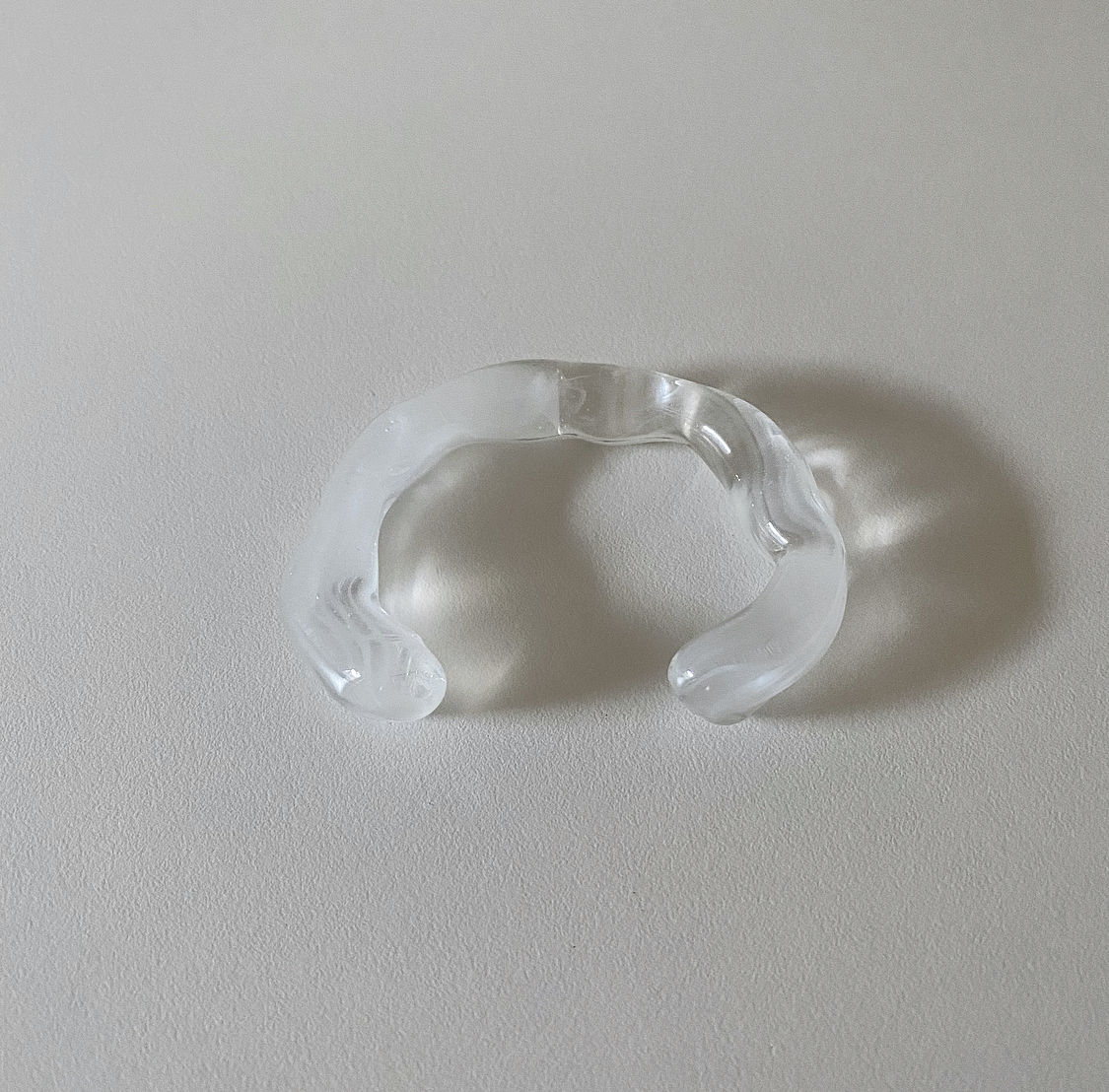 glass bangle 【 white marble 】 glass bangle 【 white marble 】