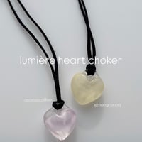lumière heart choker