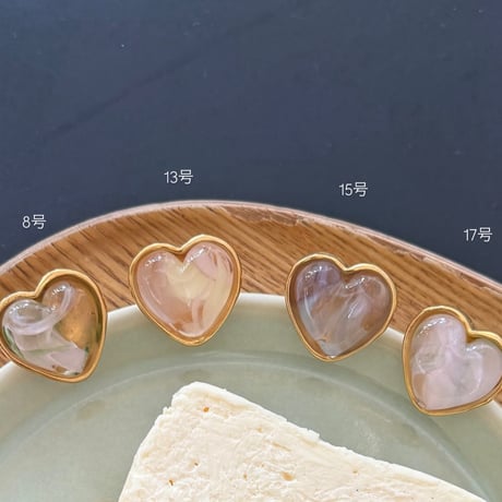 printempsheart925ring / gold ( sustainable )