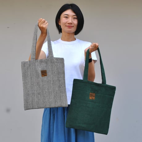 専用ページハンドメイドバッグ2点 お出かけトートバッグ 001☆パッチワーク トートバッグ シュナと